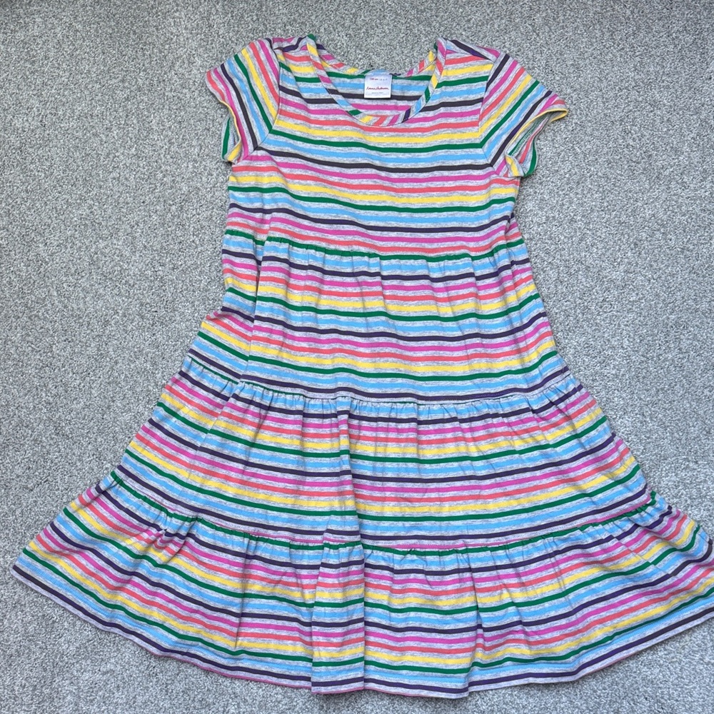 Hanna Andersson Multicolor Striped Dress